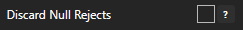 Discard Null Rejects