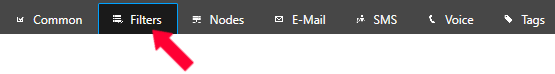 Filters Tab