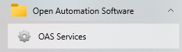 OAS Services Shortcut