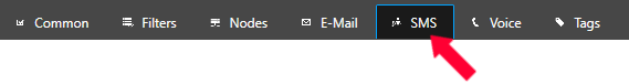 SMS Tab