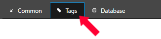Tags Tab