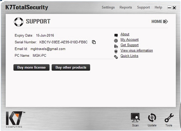 K7 Total Security 16.0.0930 Crack + Activation Key Free Download